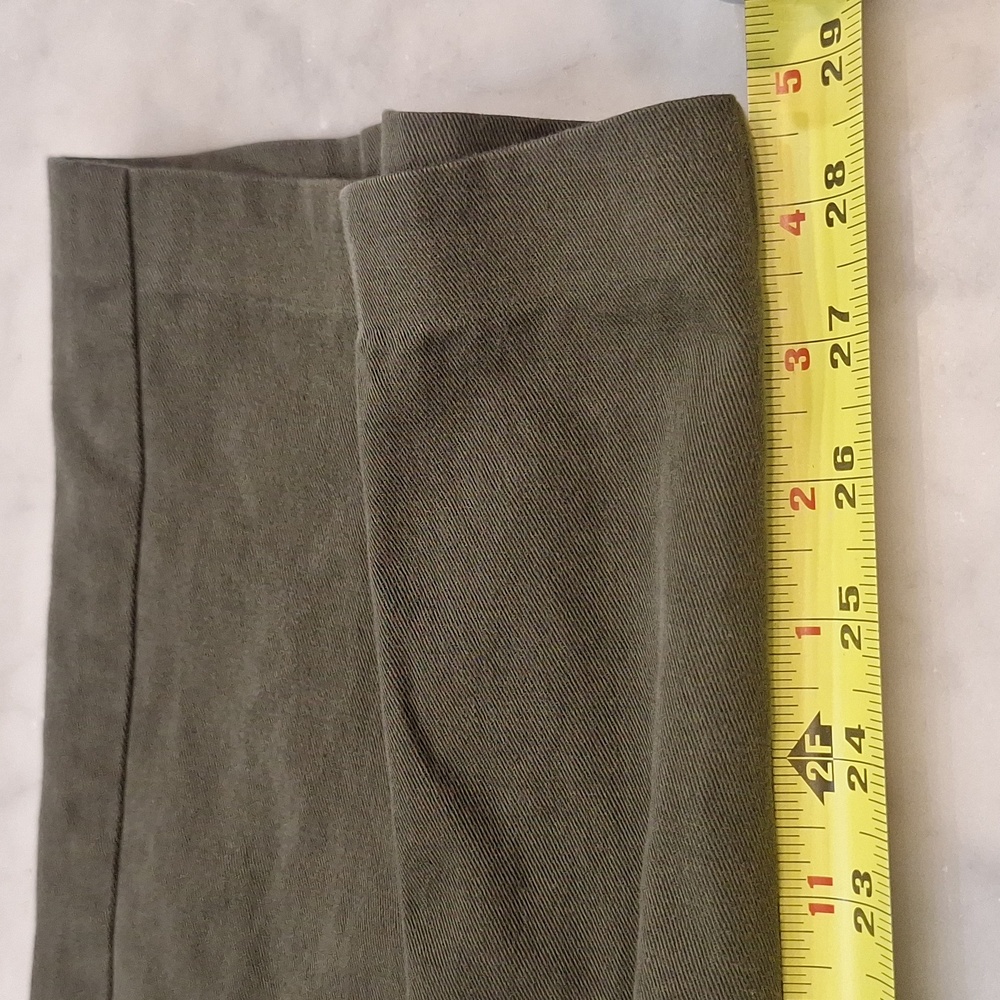 Vintage 90s Polo Ralph Lauren Double Pleat Pants Olive Green 38x32 (36x29) Baggy - Picture 8 of 9